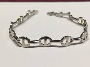 【送料無料】ネックレス　9ct white gold links fancy ladies bracelet9ct white gold links fancy ladies bracelet
