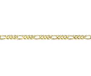 【送料無料】ネックレス 9ctゴールドフィガロファイル7519cmニュー9ct gold yellow filed figaro 7519cm bracelet