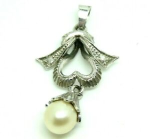 【送料無料】ネックレス　pendant vintage 50s made in italy gold solid18ct pearl naturalpendant vintage 50s made in italy gold solid 18 ct pearl nat