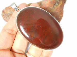 【送料無料】ネックレス　onyxスターリング925pendant large red onyx sterling silver 925 gemstone pendant hallmarked｜hokushin