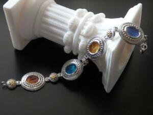 【送料無料】ネックレス　ブレスレットｋｔアクセントエトルリアベネチアtagliamonte clearance bracelet ss18kt accents etruscan venetian intaglio*20cm 47,880円