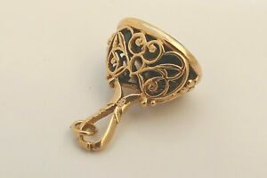 ネックレス ビンテージソリッドゴールドエンボスシールrare vintage hm 9ct solid gold 3d embossed seal or charm 570 g ネックレス ビンテージソリッドゴールドエンボスシールrare vintage hm 9ct solid gold 3d embossed seal or charm 570 g
