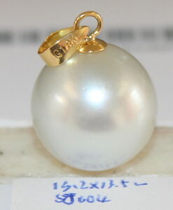 【送料無料】ネックレス　&times;サウスシーパールペンダント18k soild gold 135&times;132mm aus south sea pearl pendant｜hokushin