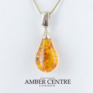 【送料無料】ネックレス　イタリアハンドメイドドイツゴールドグランプリ￥バルトペンダントitalian handmade german baltic amber pendant in 9ct gold gp0122l rrp375｜hokushin