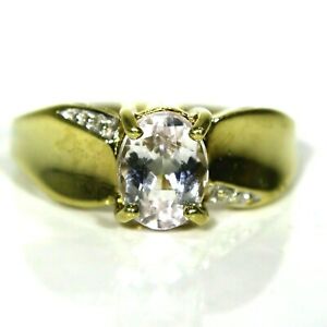 【送料無料】ネックレス　イエローゴールドリングサイズstunning morganite 9ct yellow gold ring size n ~ 6 34