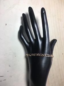 【送料無料】ネックレス　イエローゴールドリンクブレスレットインチ9ct375 yellow gold fancy link bracelet 875 inch 22cm