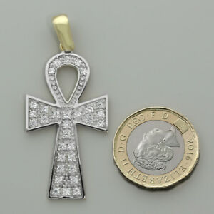 【送料無料】ネックレス　 9ctイェローゴールドアンククロスペンダントrrp260bp13 9ct yellow gold gemsset polished ankh cross pendant rrp 260 bp13