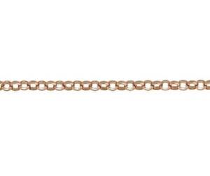 【送料無料】ネックレス　9ctローズベルチャー7519cmニュー9ct gold redrose round belcher 7519cm bracelet
