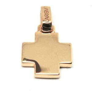 ネックレス pendant Cross Karisma Gold Pink18k750with Retro