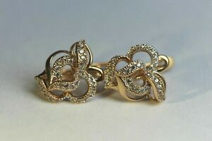【送料無料】ネックレス ロシアイヤリング14k 585 gold russian earrings