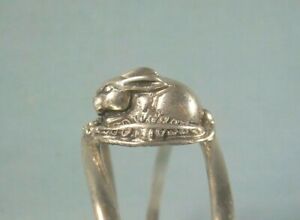 【送料無料】ネックレス バニーカフポンドピーターウサギノウサギbunny cuff braceletvintage sterling silvereaster peter cottontail rabbit hare