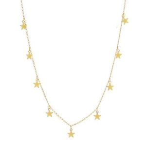 【送料無料】ネックレス　グラムデザインネックレスハンドメイドソリッドｋイエローゴールド｜hokushin