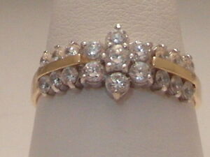【送料無料】ネックレス　361fladies 14ct gold zirconia cluster with accentsring size o 12361f ladies 14ct gold zirconia cluster with accents ring s 45,588円