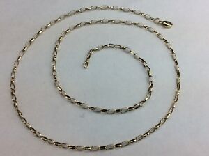 【送料無料】ネックレス　fullhallmarked9ctgoldbelcher chain26inchfull hallmarked 9ct gold oval belcher chain 26 inch available worldwide