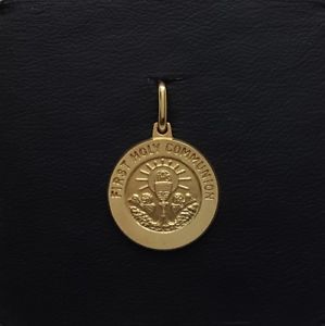 【送料無料】ネックレス　miran 081188 18kイェローゴールド1メダル23g rrp470miran 081188 18k yellow gold first holy communion medal 23g rrp 470 47,388円