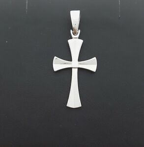 【送料無料】ネックレス　miran 110087 18kホワイトゴールドクロスペンダント23g rrp470miran 110087 18k white gold cross pendant 23g rrp 470