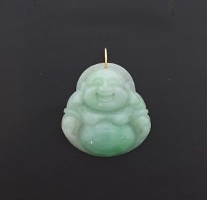 【送料無料】ネックレス　miran 35007122kjumpring 51grrp780ブッダペンダントmiran 350071 grade a jadeite buddha pendant with 22k gold jumpring 51g rrp780