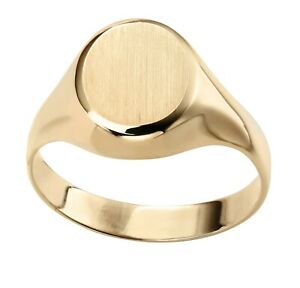 【送料無料】ネックレス　9ctイェローゴールドstunning 9ct yellow gold signet ring uk hallmarked