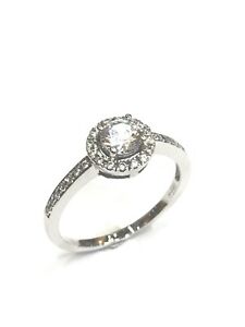 【送料無料】ネックレス 18kジルコニウムring white gold 18k and zirconium , compare