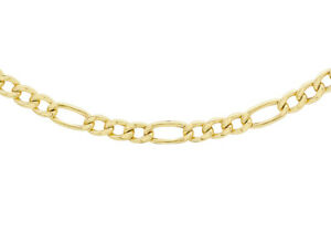 【送料無料】ネックレス　9ctイェローゴールド80フィガロチェーン51cm209ct yellow gold 80 figaro chain 51cm20