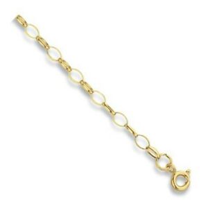 【送料無料】ネックレス　9ctイェローゴールドベルチャーチェーンネックレス4mm