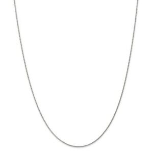 【送料無料】ネックレス　12mm14kホワイトゴールドパリチェーン14 wロブスター3014k white gold 12mm solid parisian wheat chain w lobster clasp 14 30