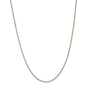 【送料無料】ネックレス 14k10mmリンクチェーンサイズ1614k rose gold 10mm box link chain size 16