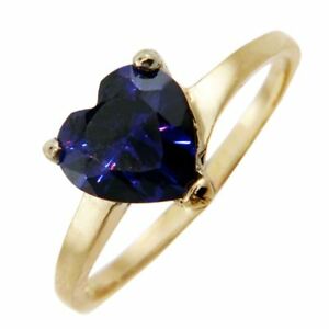 【送料無料】ネックレス　アメジスト10ctリング10ct gold ladies rings ring with amethyst heart gemstone
