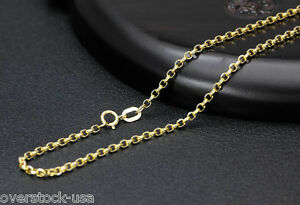 【送料無料】ネックレス listing236inch18kイェローゴールドネックレス25mmroloチェーン412g