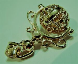 【送料無料】ネックレス ｋｔイエローゴールドボールスピナーペンダントkaedesigns genuine 9ct 9kt yellow gold filigree ball spinner pendant sp109
