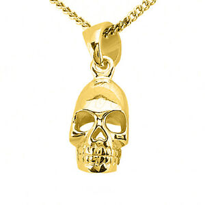 【貨物輸送無料】頸飾り ペンダントソリッドイエローゴールドペンダントスカルペンダントskull charm pendant 14k solid yellow gold pendant  skull pendant