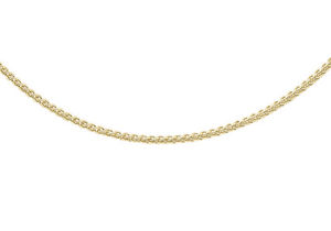 【送料無料】ネックレス　9ctイェローゴールドspiga56cm229ct yellow gold spiga 56cm22