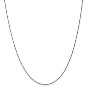 【送料無料】ネックレス　125mm14kホワイトspigaチェーンwロブスター143014k white gold 125mm solid polished spiga chain w lobster clasp 14 30｜hokushin