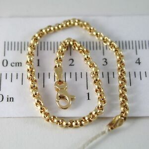 【送料無料】ネックレス　イェローゴールドホワイト750 18k rolo25mm19cmbracelet yellow gold or white 750 18k rolo , circles 25 mm, 19 cm,