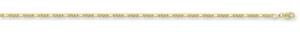【送料無料】ネックレス　イェローゴールドフィガロチェーン22yellow gold figaro chain 22