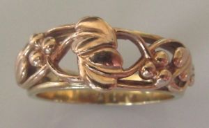 【送料無料】ネックレス 9ctclogauサイズosecondhand 9ct yellow rose gold clogau tree of life ring size o