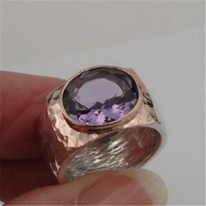【送料無料】ネックレス　hadarデザイナー9k925アメジストsz775r6hadar designers handmade 9k rose gold 925 silver amethyst ring sz 7, 75 i r6