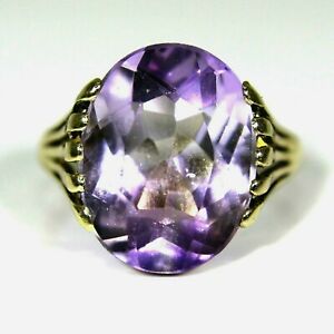 【送料無料】ネックレス　ametrine 9ctイェローゴールドマルチサイズn12￣7large ametrine 9ct yellow gold multi claw ring size n 12 ~ 7｜hokushin
