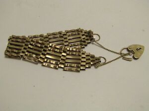 【送料無料】ネックレス ヴィンテージ9ctゲート127gチェーンgwobeautiful vintage 9ct solid gold gate bracelet 127g safety chain gwo