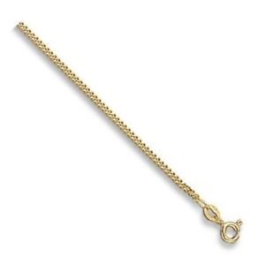 【送料無料】ネックレス 9ctイェローゴールドネックレス2mm
