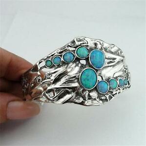 【貨物輸送無料】頸飾り hadar設計者925スターリングオパールカフスh 313bhadar designers handmade 925 sterling silver blue opal cuff bracelet h 313b