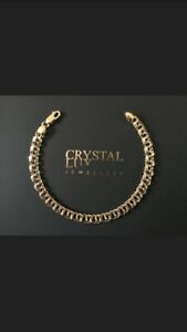 【貨物輸送無料】頸飾り 9コンピュータ断層撮影法イェローゴールド83瓦75in hand made bracelet 9コンピュータ断層撮影法 yellow gold , weight 83 grams 7,5 inches