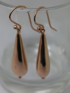 送料無料 ネックレス ローズゴールドイヤリングティアドロップkaedesigns 9ct 9kt Rose Gold Large Tear Drop Earrings Painfreepainrelief Com