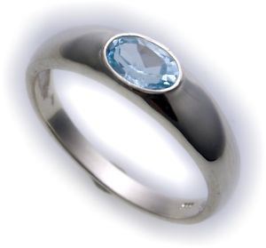 【送料無料】ネックレス　ホワイト585topaz 14ktbest womens ring real white gold 585 topaz 14kt quality blue