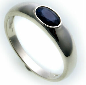 【貨物輸送無料】首飾り リングホワイトゴールドサファイアドイツbest  womens ring real white gold 585 sapphire 14コンピュータ断層撮影法 quality germany ネックレス・ペンダント-ジュエリー・アクセサリー