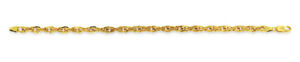 【送料無料】ネックレス イエローゴールドレディースインチプリンスウェールズブレスレット9ct yellow gold ladies 75 inches prince of wales hollow bracelet