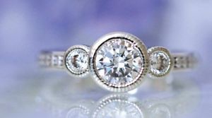 【貨物輸送無料】首飾り 115 コンピュータ断層撮影法 3moissanite9k白いことゴールド115 コンピュータ断層撮影法 three stone moissanite brilliant wedding engagement ring 9k white gold 男女兼用アクセサリー-ネックレス・ペンダント-ジュエリー・アクセサリー