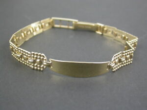 【送料無料】ネックレス　vintage 9ct gold fancy link identity bracelet1973vintage 9ct gold fancy link identity bracelet 1973｜hokushin