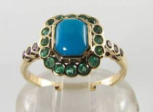 【貨物輸送無料】首飾り divine 9k9コンピュータ断層撮影法 gold turquoise emerald amethyst art decoins ring free resizedivine 9k 9コンピュータ断層撮影法 gold turquoise emerald amethyst art ネックレス・ペンダント-ジュエリー・アクセサリー
