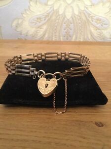 【送料無料】ネックレス　ゲート3759ctイェローゴールドhallmarked 375 9ct yellow gold old solid no longer made gate charm bracelet｜hokushin 57,588円
